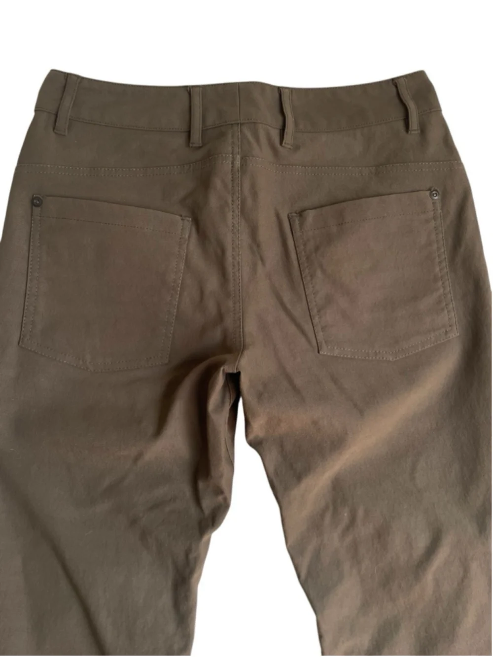 Outlier Pants Size 28X25 Strong Dungarees Strongtwill Dark Olive Brown Unisex